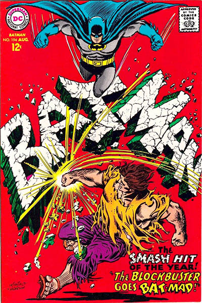 Murphy Anderson DC Batman Comic Book Cover