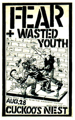 Fear : Punk flyer