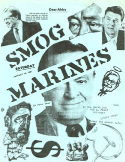 smog marines la punk Flyer