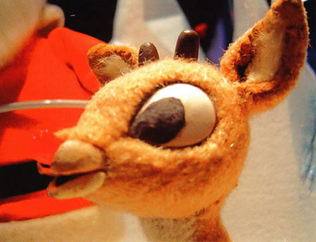 Rudolph The Red Nosed Reindeer puppet