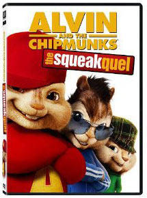 Alvin and the Chipmunks: the Squeakquel on DVD