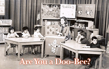 Romper Room / TV show for kids in the 1960s & 1970s / local television programs