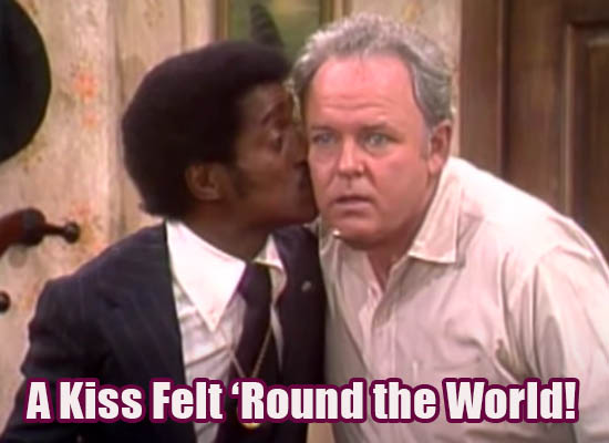 When Sammy Davis Jr Kissed Archie Bunker!