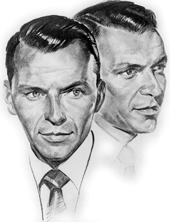 Portrait of Frank Sinatra in 1959
