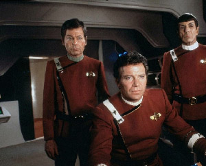 William Shatner in Wrath of Khan