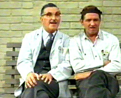 Floyd and Goober in the Andy Griffith Show