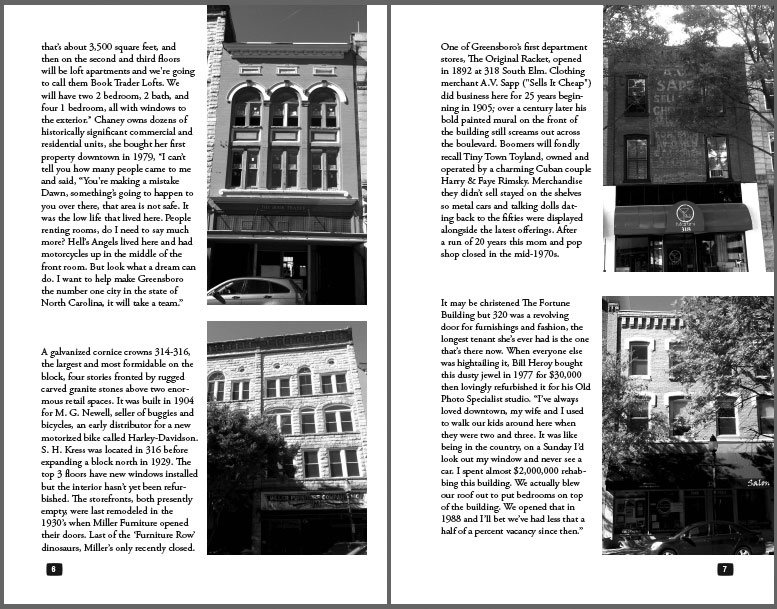 Book about Greensboro by Billy Ingram