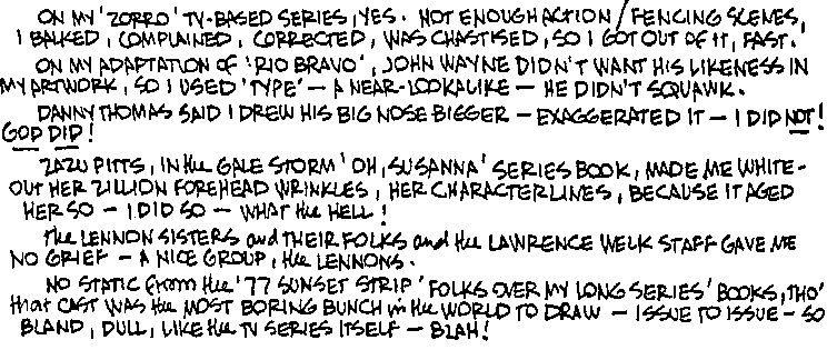 Alex Toth letters